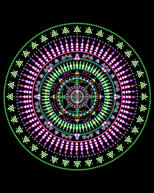 Medicine Wheel - Shamanic Mandala | Visionary Art