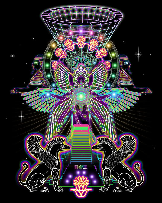 Ishtar: Psychedelic Art inspired by the Goddess of Love