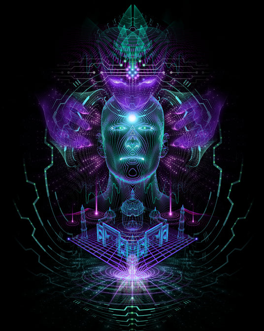 Cyberdelic - Cyberpunk Robot | Visionary Art