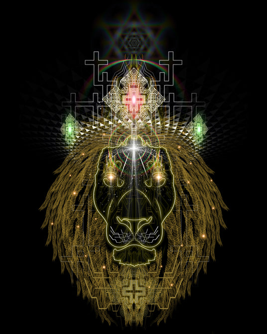 Lion Heart - Haile Selassie | Visionary Art