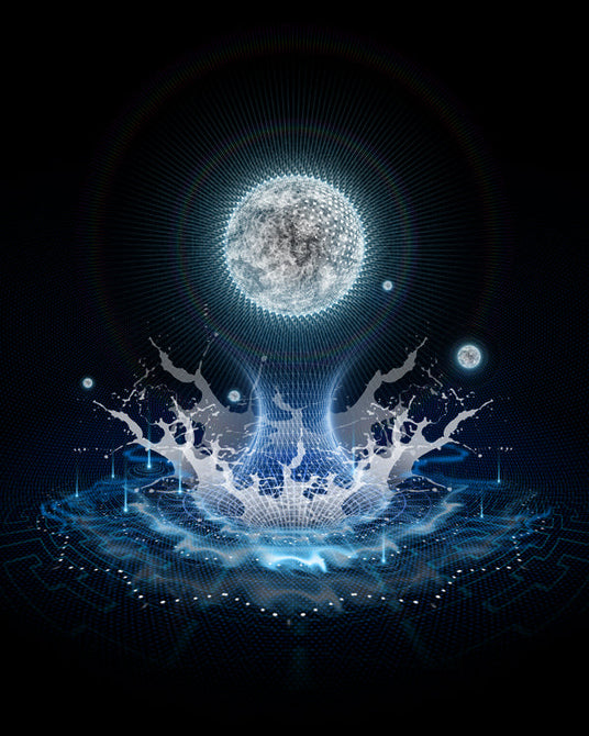 Moondrop - Lunar Dreamscape  | Visionary Art