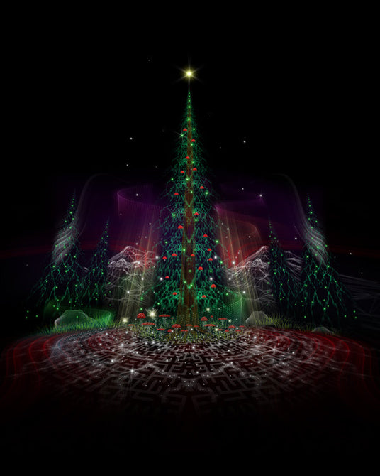 O Christmas Tree - Winter Solstice | Visionary Art