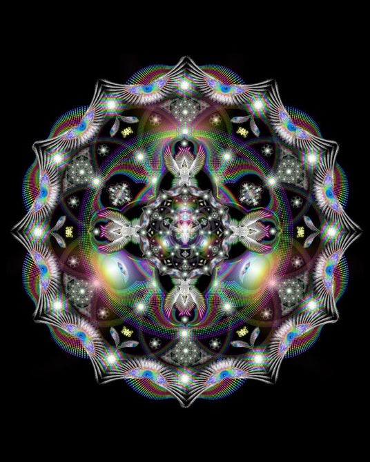 Requiem - Angel Mandala | Visionary Art