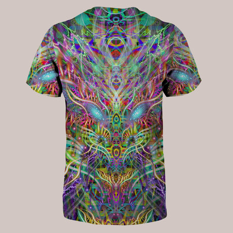 Psychedelic T-Shirt (UV/RGB, Eco-Friendly, Unisex) | DRACOMETHYLTRYPTAMINE