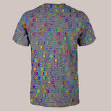 Psychedelic T-Shirt (UV/RGB, Eco-Friendly, Unisex) | PSYLISCIOUS [Blue]