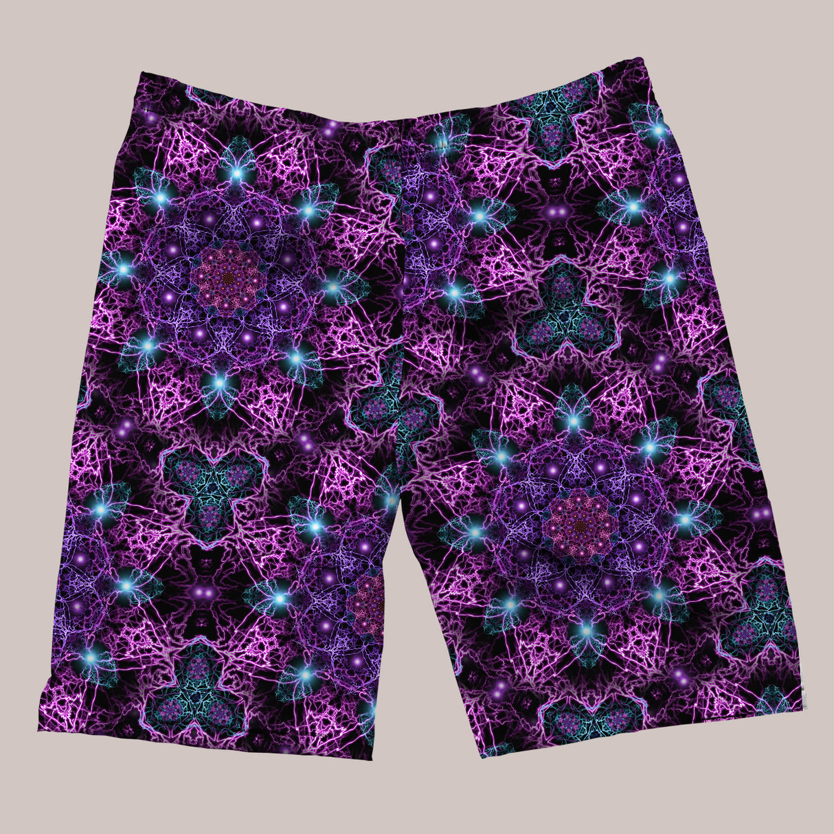 Psychedelic Shorts (UV/RGB, Eco-Friendly) | NUCLEUS