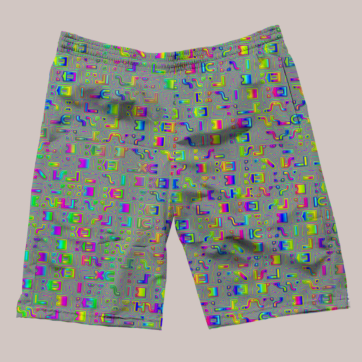 Psychedelic Shorts (UV/RGB, Eco-Friendly) | PSYLISCIOUS