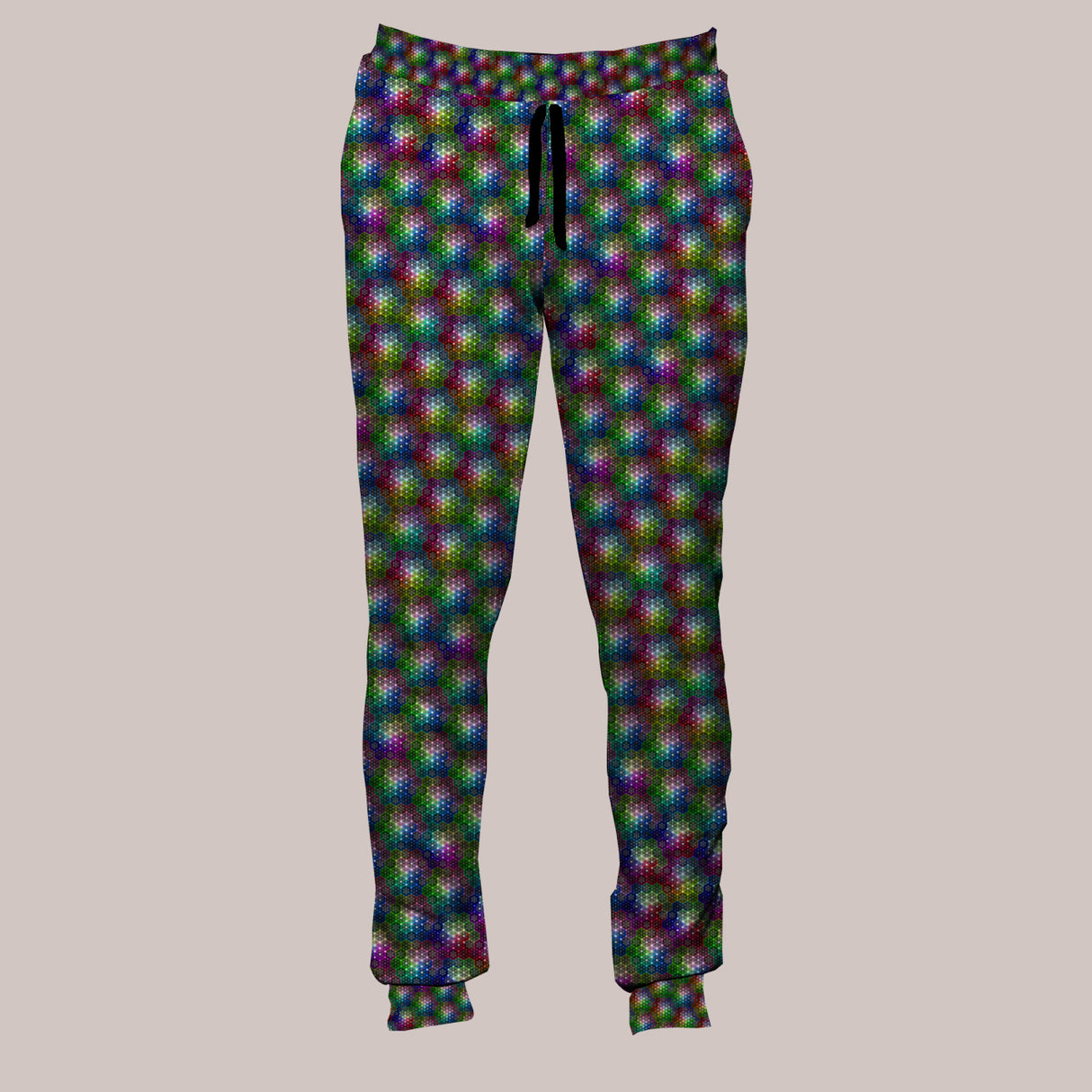 Psychedelic Joggers (UV/RGB, Eco-Friendly, Unisex, Light-Weight) | SUBLIMINAL