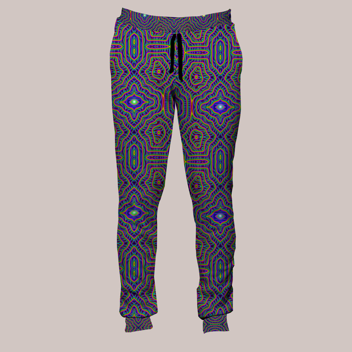 Psychedelic Joggers (UV/RGB, Eco-Friendly, Unisex, Light-Weight) | RETICULATION