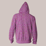 Psychedelic Hoodie (UV/RGB, Eco-Friendly, Unisex, Zip-Up) | TECHNO SHAMANIC [11 Colors]