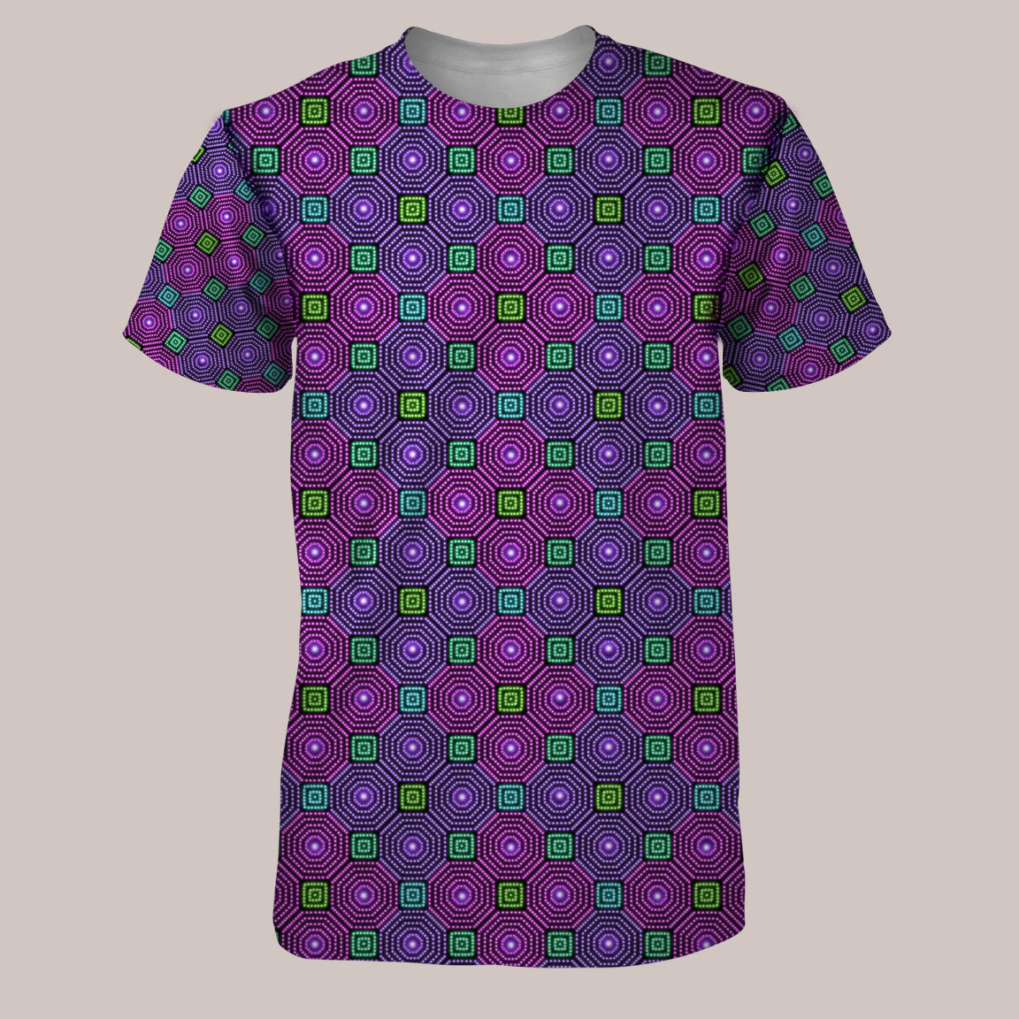 Psychedelic T-Shirt (UV/RGB, Eco-Friendly, Unisex) | LUMINA