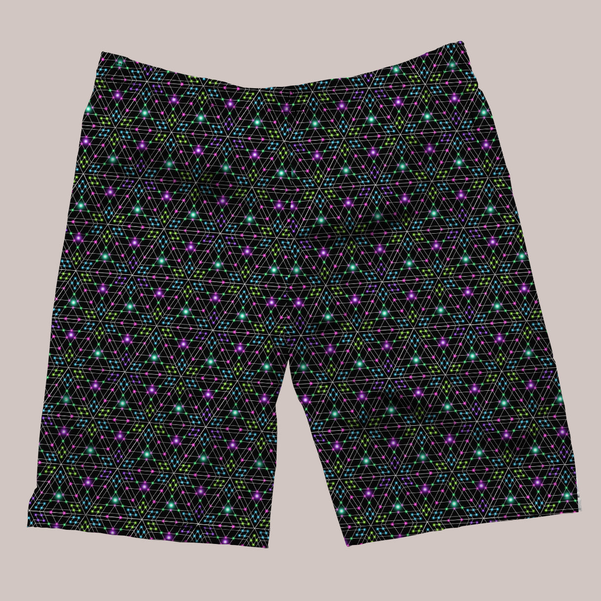 Psychedelic Shorts (UV/RGB, Eco-Friendly) | TRIESSELATION