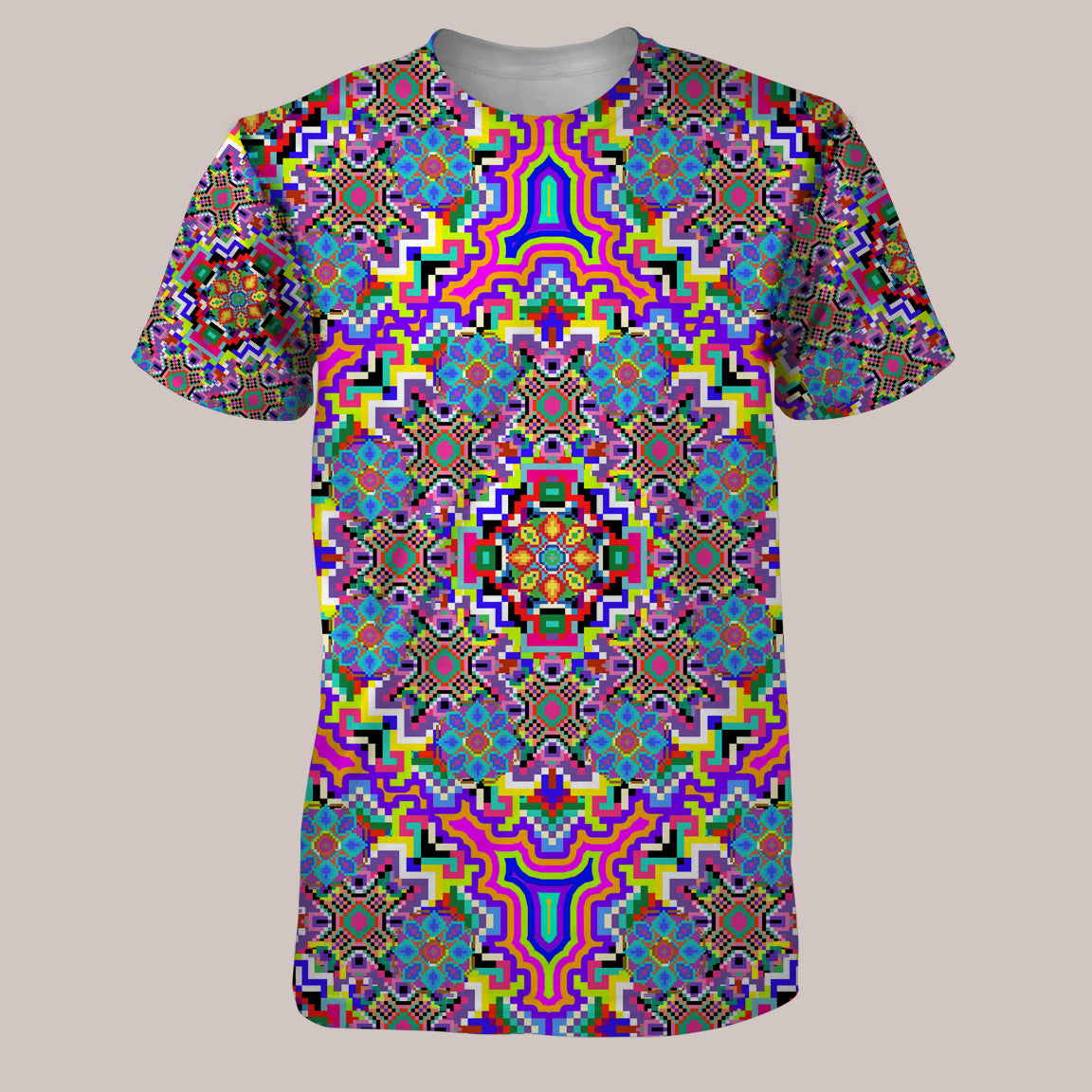 Psychedelic T-Shirt (UV/RGB, Eco-Friendly, Unisex) | 8-BIT TRIP