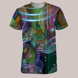 Psychedelic T-Shirt (UV/RGB, Eco-Friendly, Unisex) | BUBBLEDROP