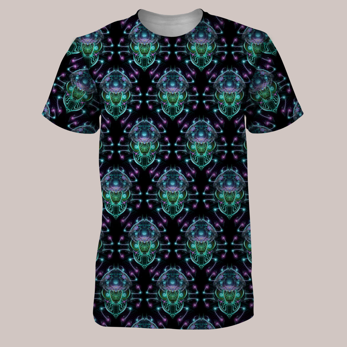 Psychedelic T-Shirt (UV/RGB, Eco-Friendly, Unisex) | ILLUMINATRIX