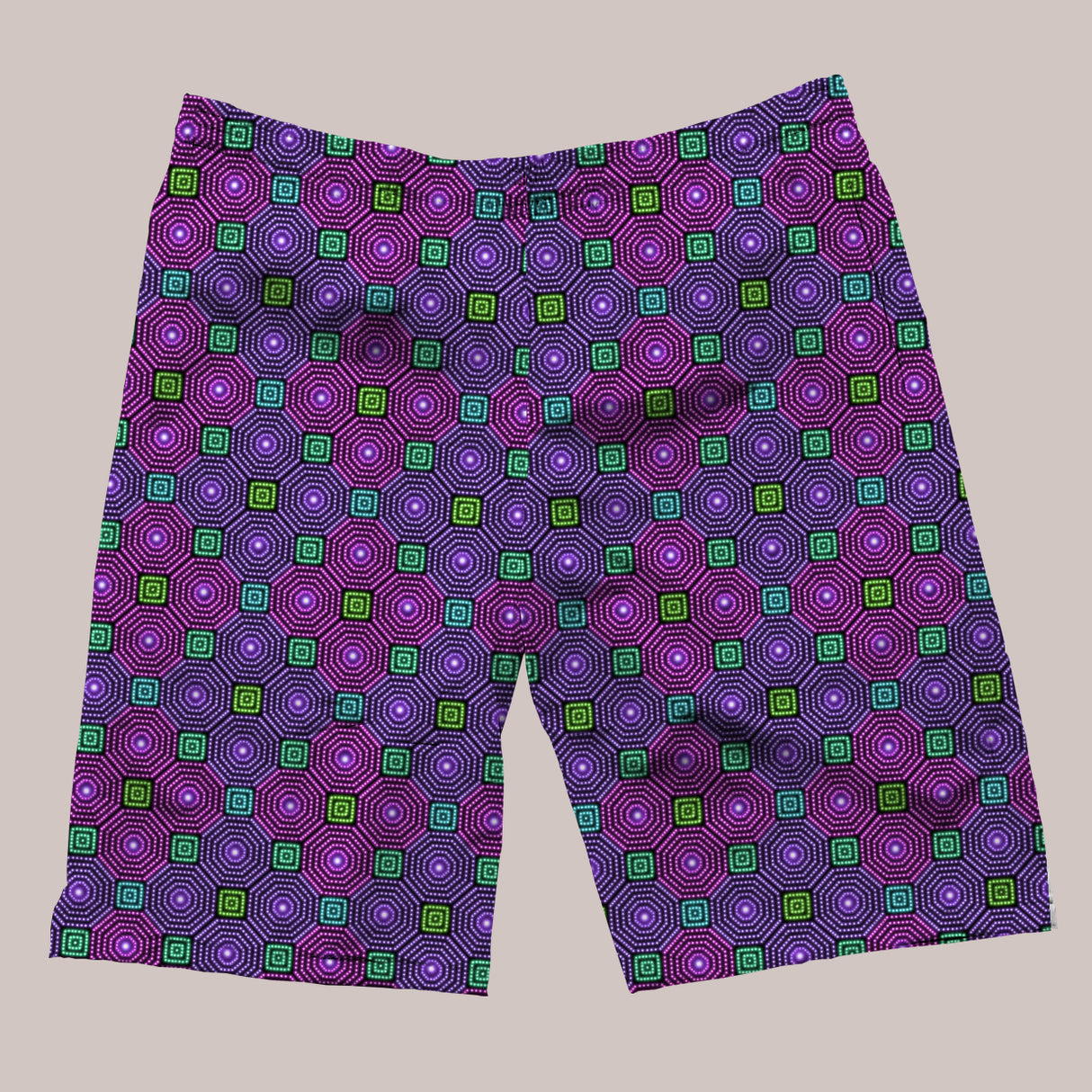 Psychedelic Shorts (UV/RGB, Eco-Friendly) | LUMINA