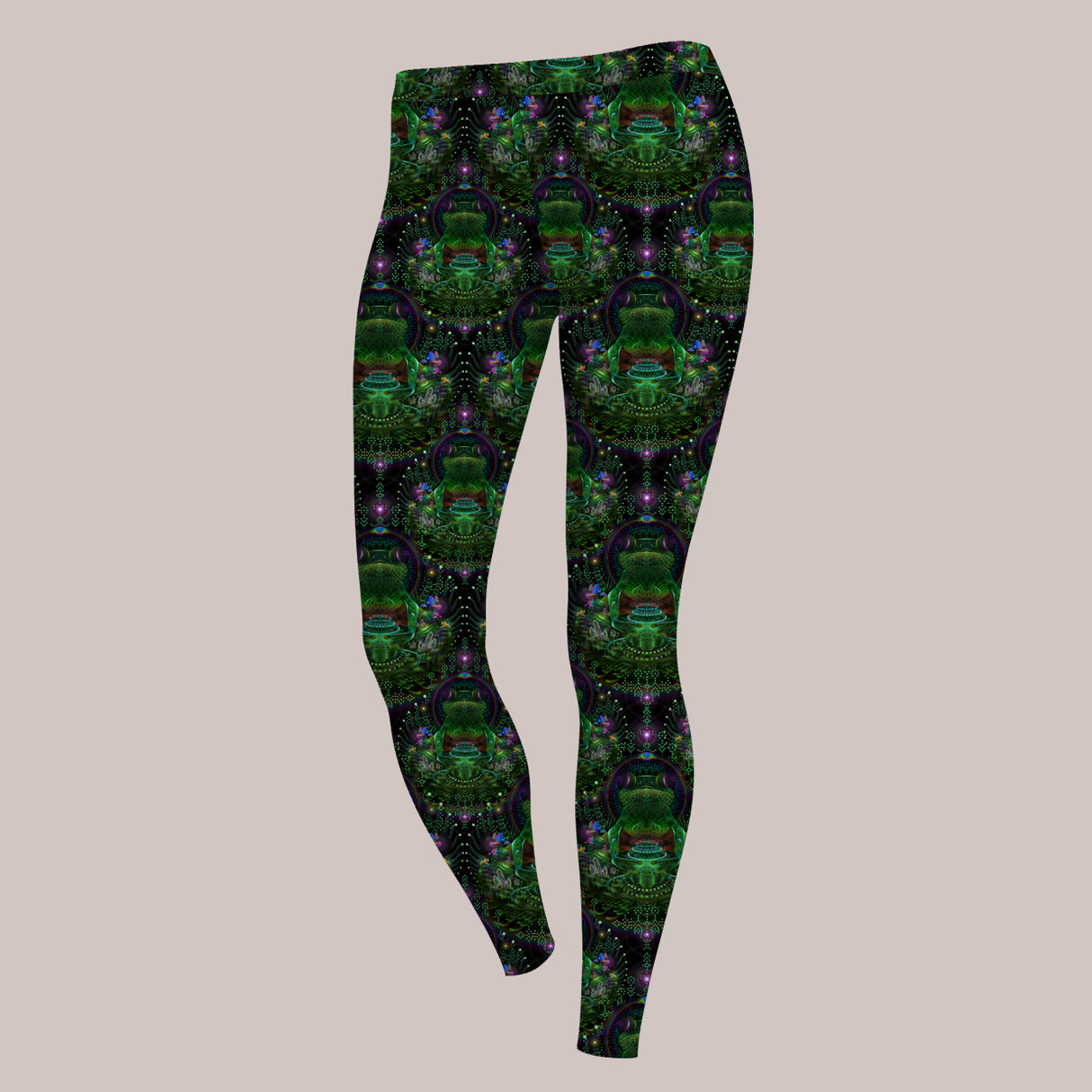 Psychedelic Leggings (UV/RGB, Eco-Friendly) | AMPHLIFIED