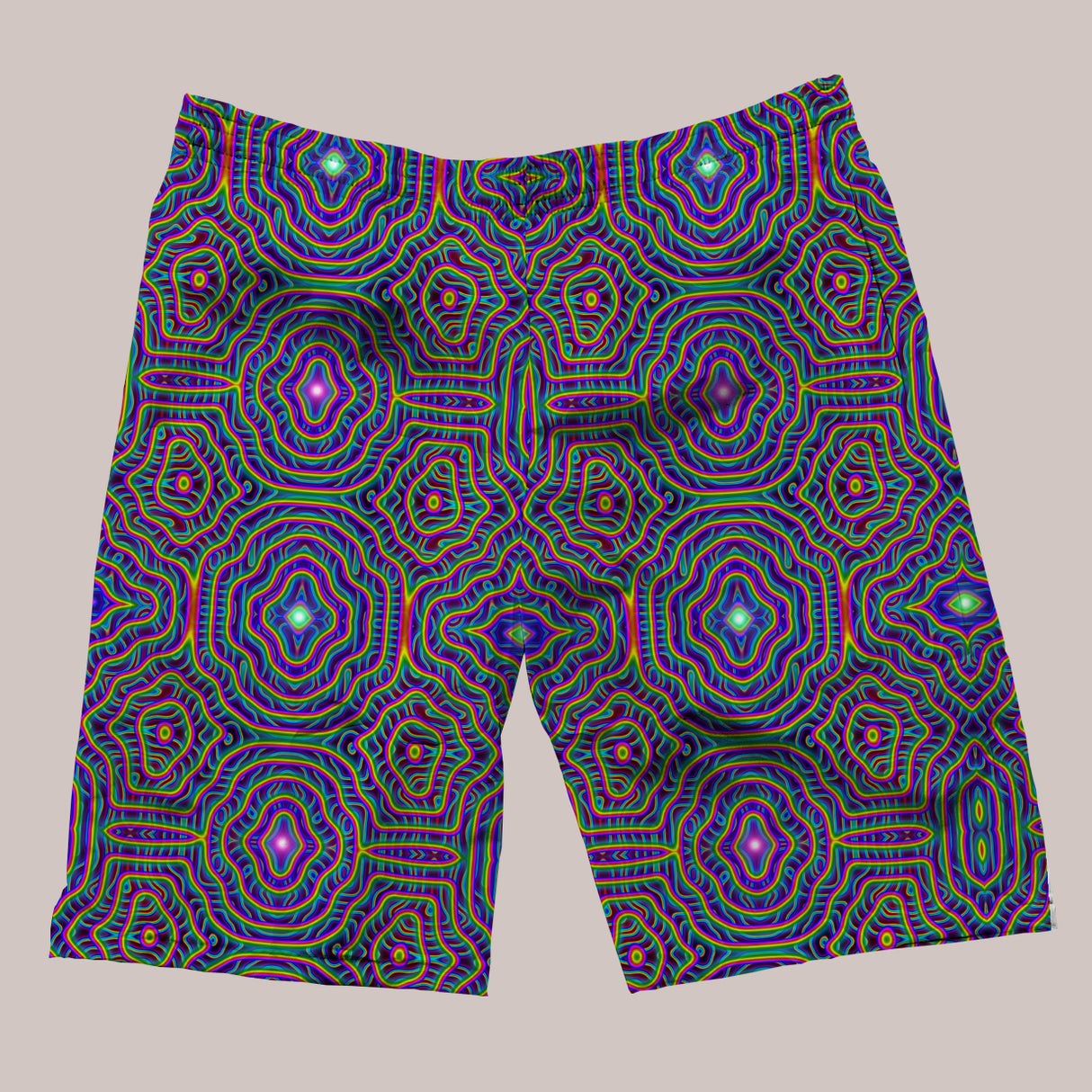 Psychedelic Shorts (UV/RGB, Eco-Friendly) | RETICULATION