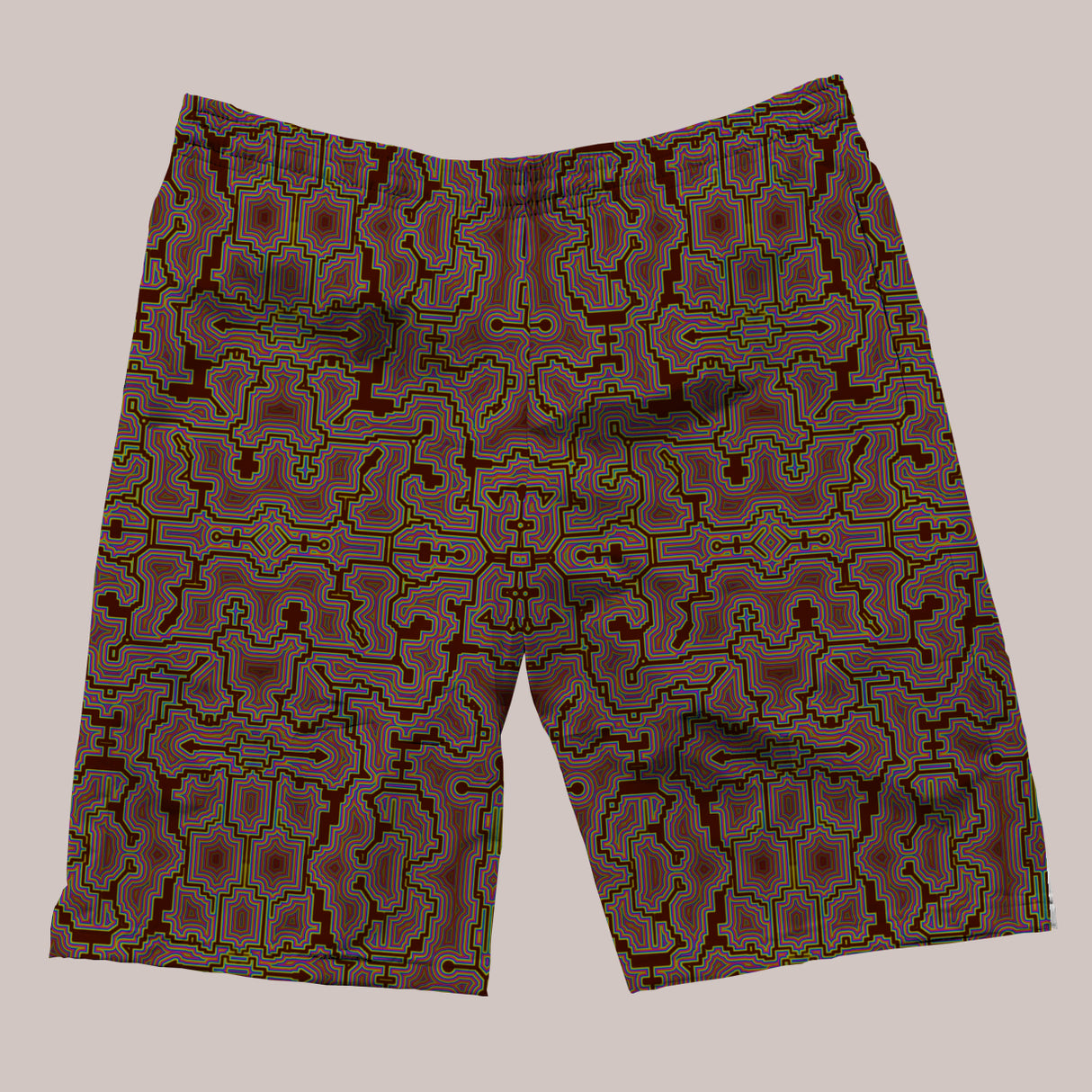 Psychedelic Shorts (UV/RGB, Eco-Friendly) | TECHNO SHAMANIC [11 Colors]