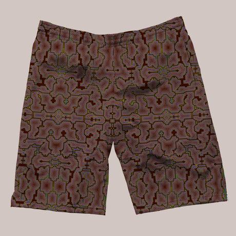 Psychedelic Shorts (UV/RGB, Eco-Friendly) | TECHNO SHAMANIC [11 Colors]