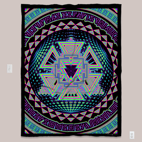 Visionary Art Tapestry (UV/RGB, Eco-Friendly, 4 options) | PSY YANTRA ALT