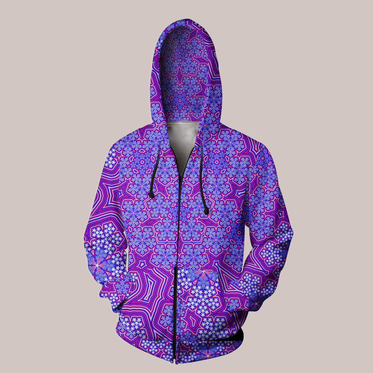 Fractal Nation △ Hoodie (Zip-Up)