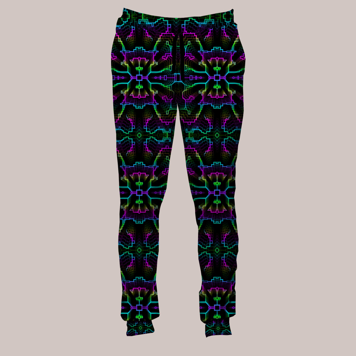 Techno Shamanic RGB ♢ Lightweight Joggers