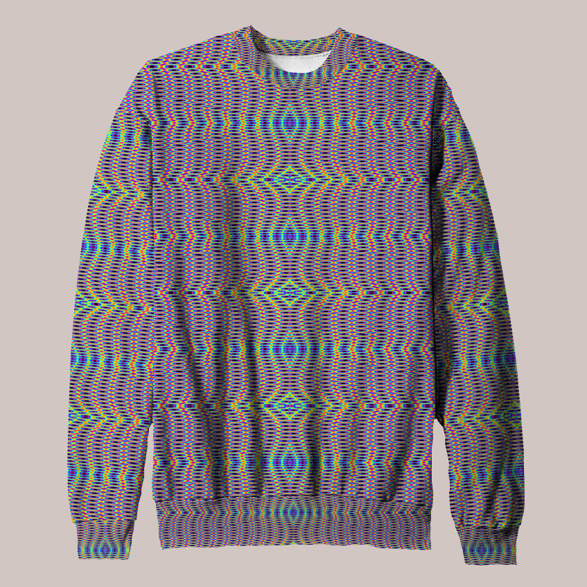 Psychedelic sweater sale