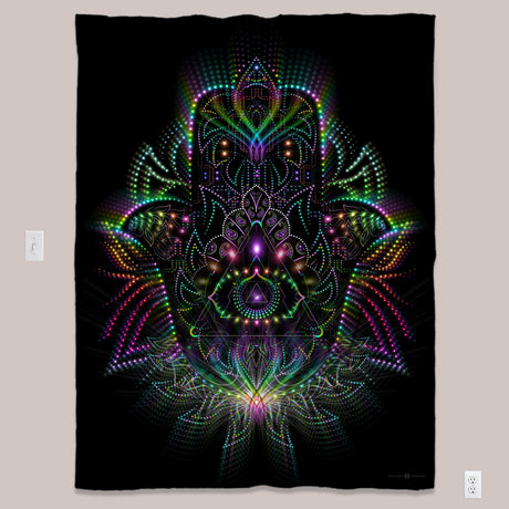 Visionary Art Tapestry (UV/RGB, Eco-Friendly, 4 options) | HAMSA