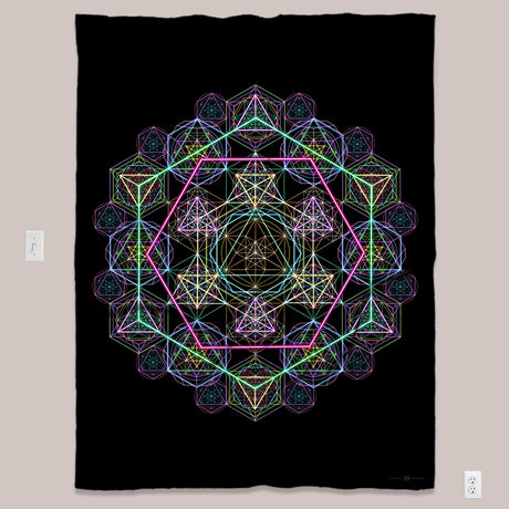 Visionary Art Tapestry (UV/RGB, Eco-Friendly, 4 options) | HYPERGEOMETRY