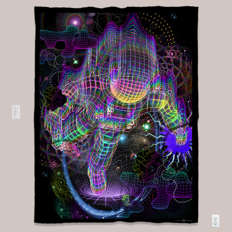 Visionary Art Tapestry (UV/RGB, Eco-Friendly, 4 options) | PSYCHONAUT ALT