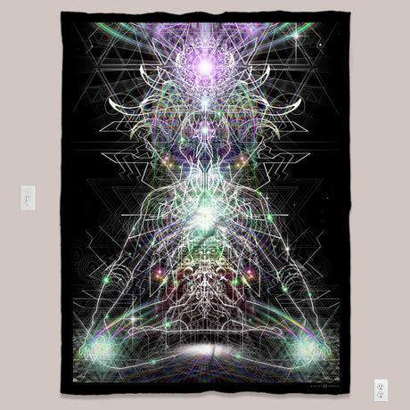 Visionary Art Tapestry (UV/RGB, Eco-Friendly, 4 options) | CROWNING GENESIS ALT