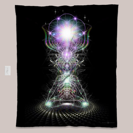 Visionary Art Tapestry (UV/RGB, Eco-Friendly, 4 options) | CROWNING GENESIS