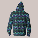 Trippy psychedelic hoodie for festival-goers and bold fashion lovers