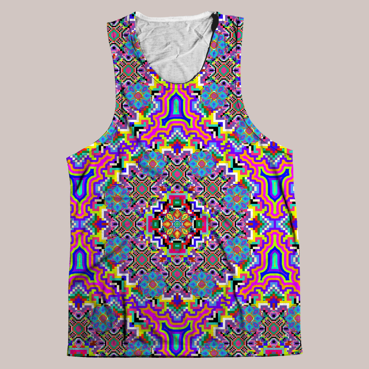 Psychedelic Tank Top (UV/RGB, Eco-Friendly) | 8-BIT TRIP