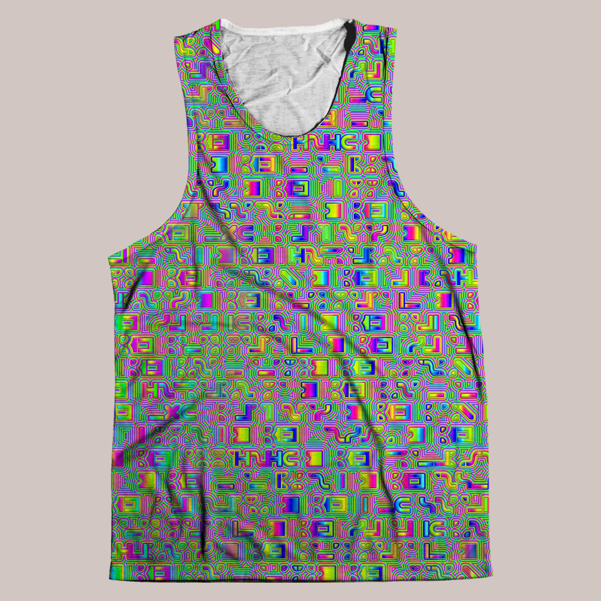 Psychedelic Tank Top (UV/RGB, Eco-Friendly) | PSYLISCIOUS