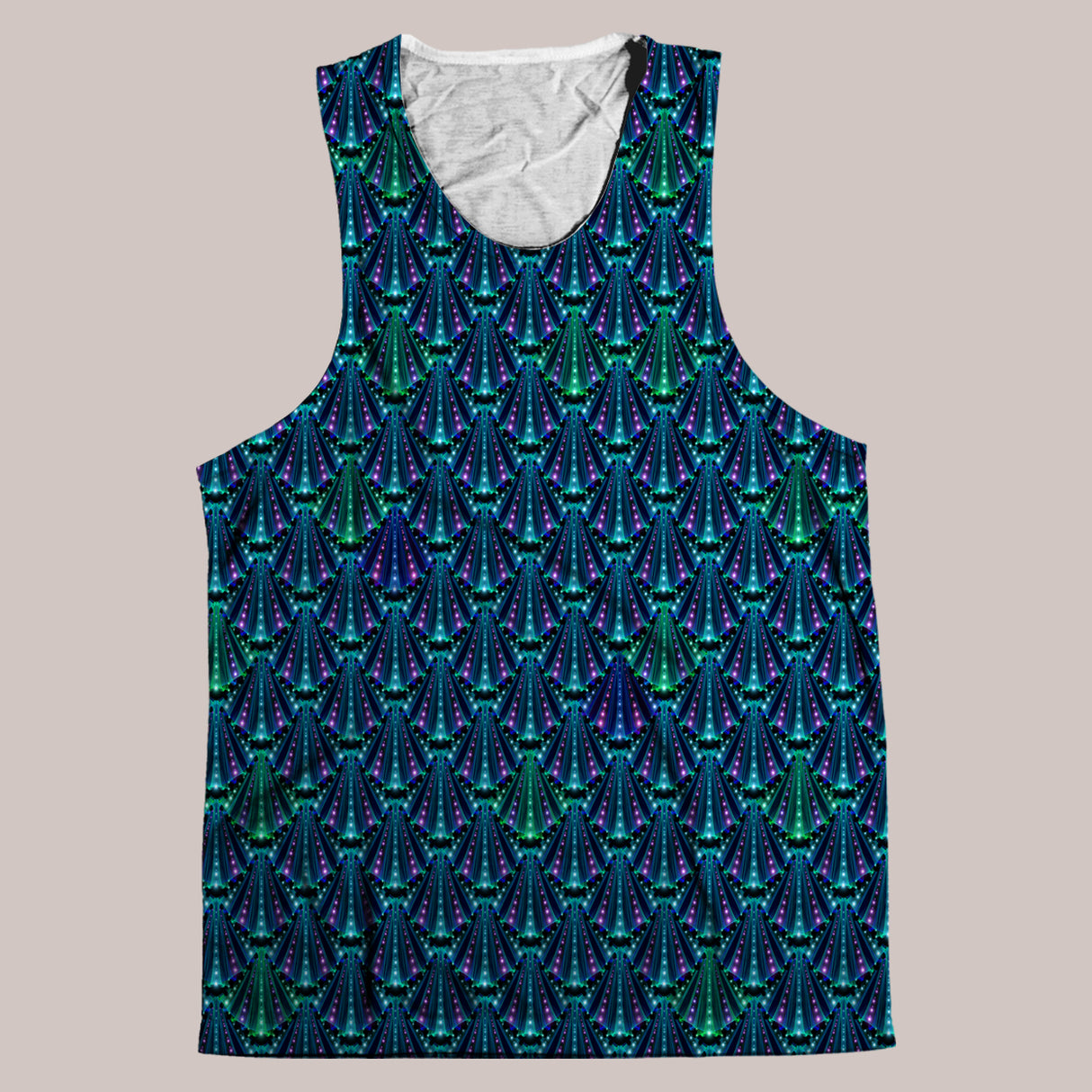 Psychedelic Tank Top (UV/RGB, Eco-Friendly) | AQUANAUTIC