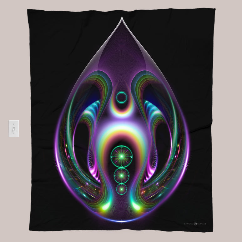 Visionary Art Tapestry (UV/RGB, Eco-Friendly, 4 options) | EMERGENCE