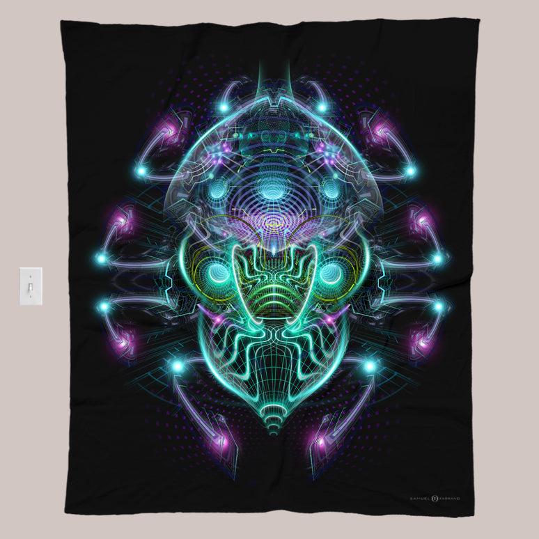 Visionary Art Tapestry (UV/RGB, Eco-Friendly, 4 options) | ILLUMINATRIX