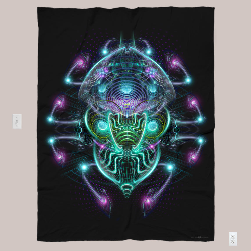 Visionary Art Tapestry (UV/RGB, Eco-Friendly, 4 options) | ILLUMINATRIX